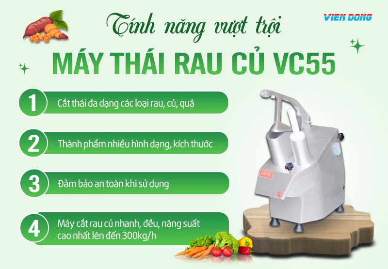 Máy thái rau củ VC55