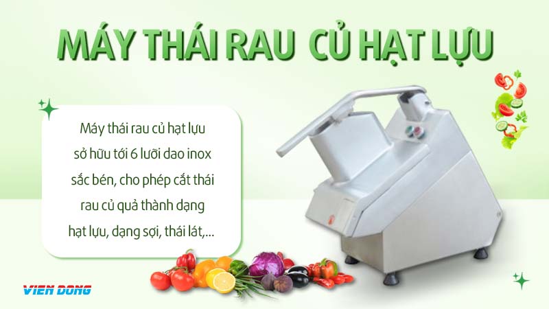 Máy thái rau củ hạt lựu VC60