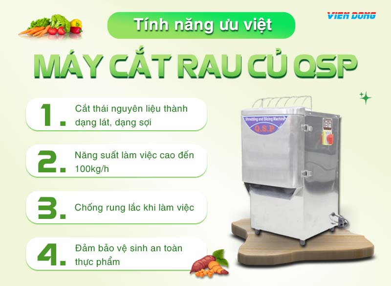 Máy cắt củ QSP