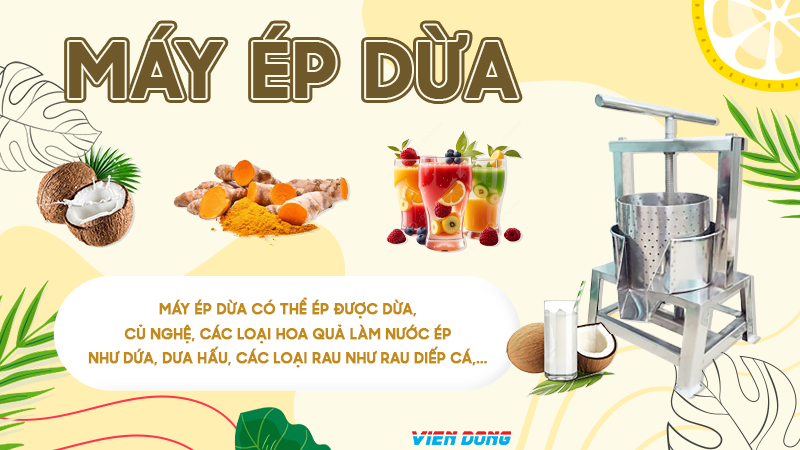 Máy ép dừa