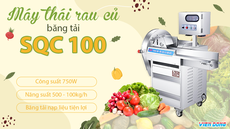 Máy thái rau công nghiệp SQC 100