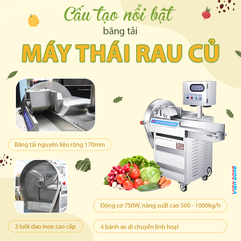 Máy thái rau công nghiệp SQC 100