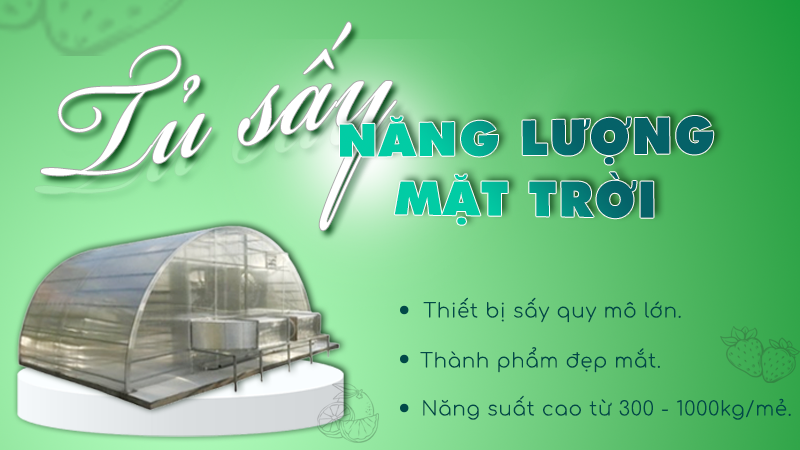 Tủ sấy năng lượng mặt trời