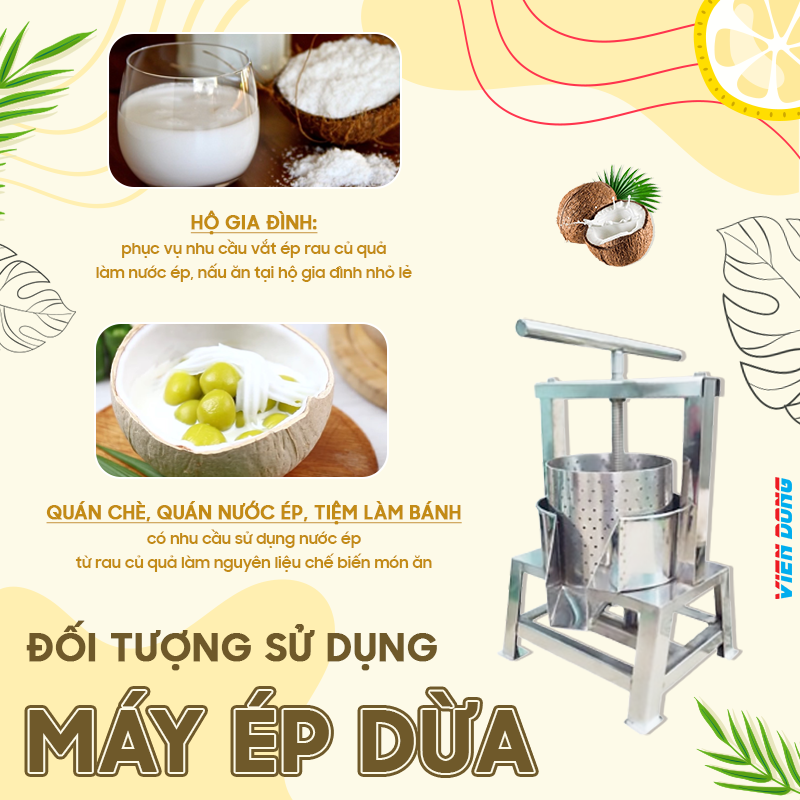 Máy ép dừa