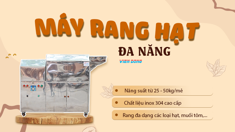 máy rang hạt