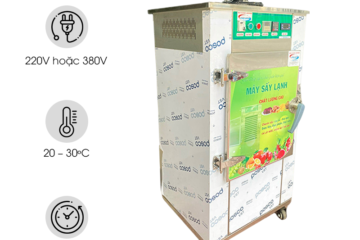 Cập nhật giá máy sấy thực phẩm tĩnh 20 khay (1 cánh – 2 cánh) mới nhất 2025